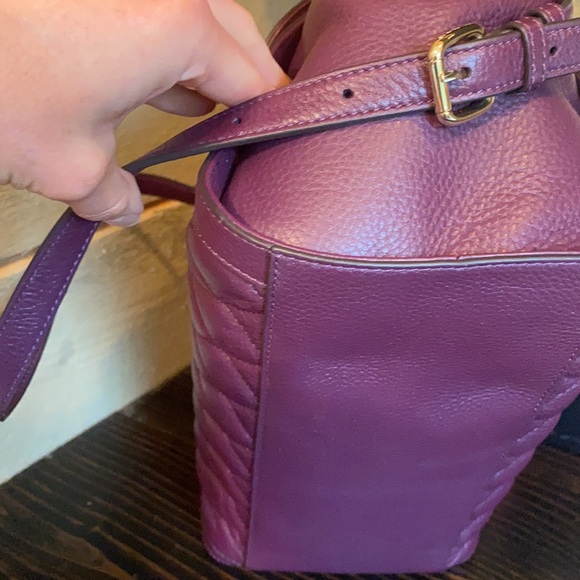 NWT Vera Bradley Quilted Stella Satchel Aubergine - Picture 11 of 17